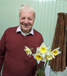 Brian Everest, Tatsfield Horticultural society talk, dafodils, Gardeners Evening Speakers, Biggin HIll Horticultural society, garden shows, photo credit Marie Shallcross