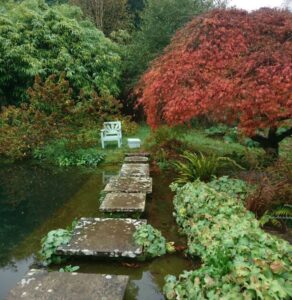 Chartwell, Churchill's seat, koi fish pond Oct 2017, Gardeners Evening Speakers, Biggin HIll Horticultural society, photo credit Marie Shallcross